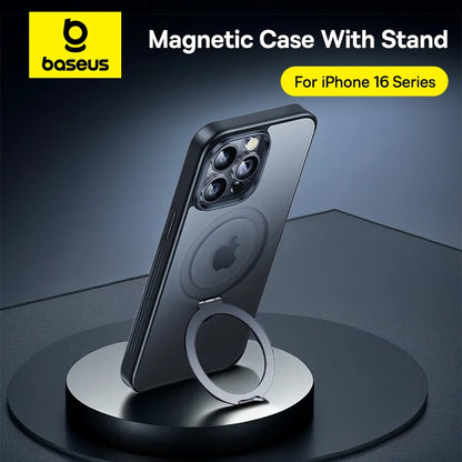 Adjustable Kickstand iPhone Case with Ring