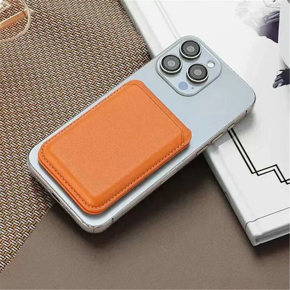 Leather Magnetic Card Bag Funda for iPhone 16 Pro Max 15 14 Plus 13 12 Phone Wallet Case Bank ID Card With Bracket Cover