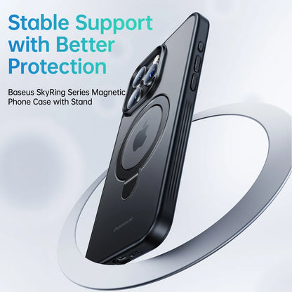 Adjustable Kickstand iPhone Case with Ring