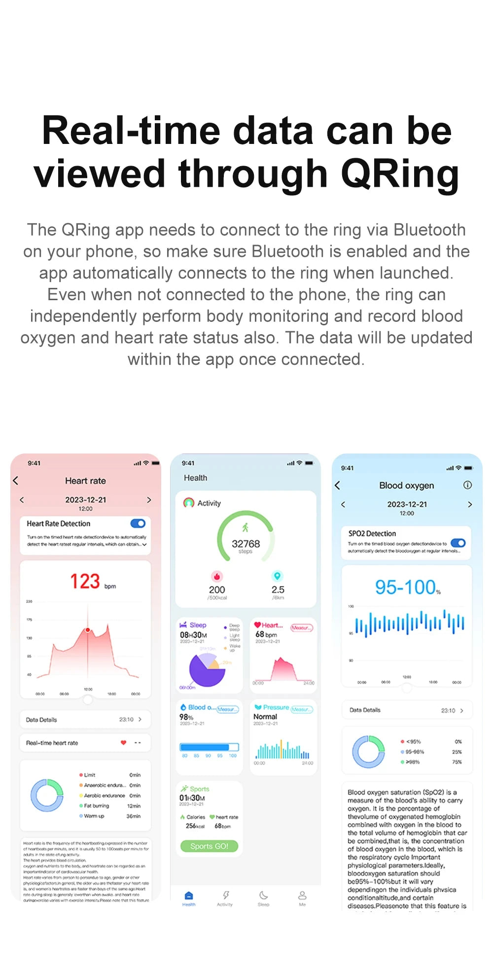 Xiaomi Smart Ring: Health Monitor & Fitness Tracker